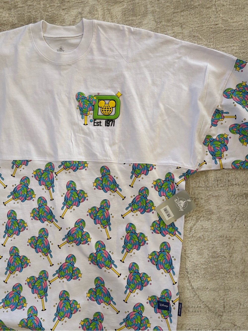 Walt Disney World Lollipop Spirit Jersey NWT - Picture 3 of 6